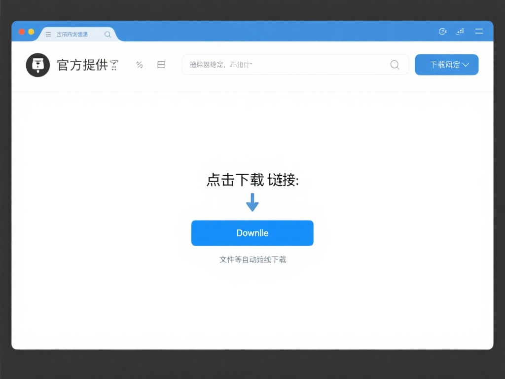 点击下载链接：在浏览器中打开官方提供的链接，点击下